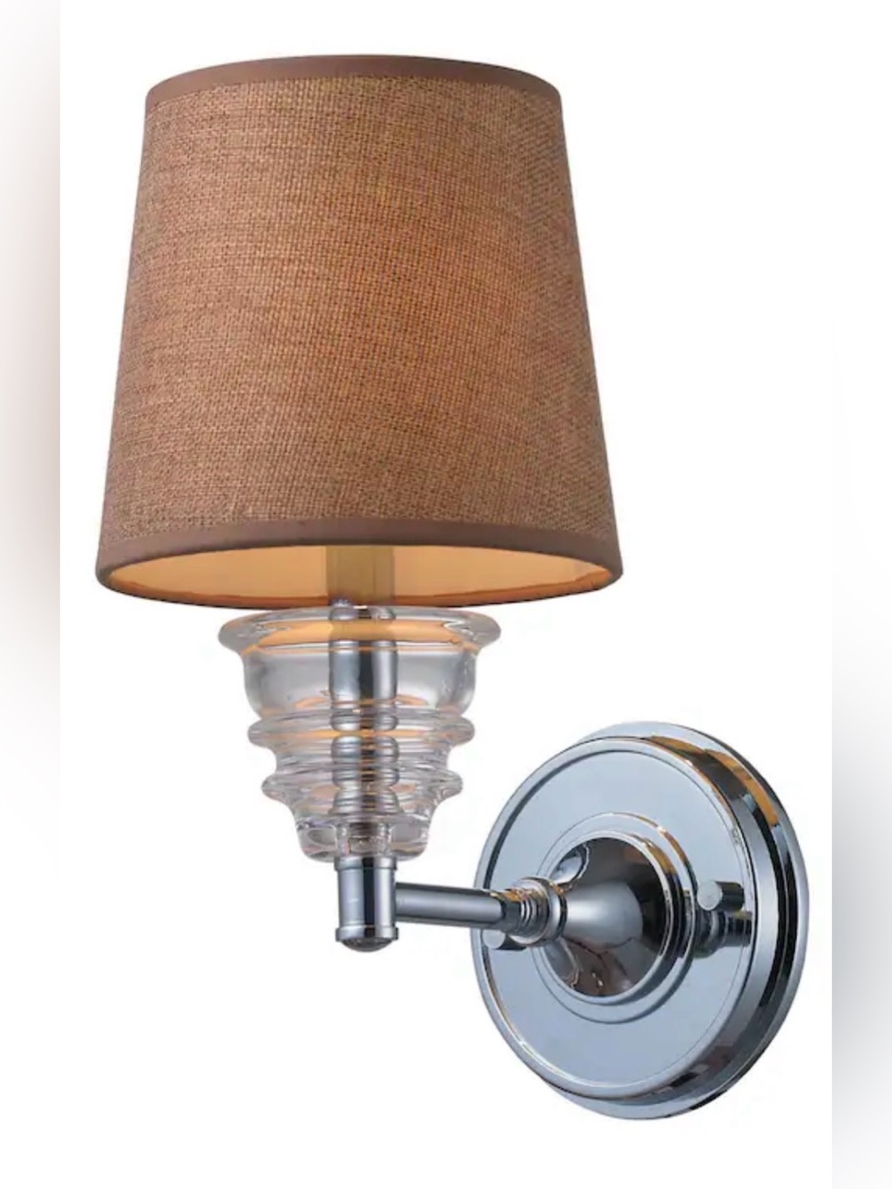Landmark Lighting Insulator Glass 13” High Wall Sconce New